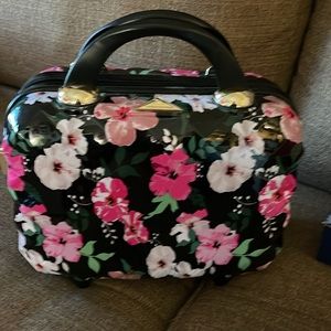 Large Floral cosmetic bag